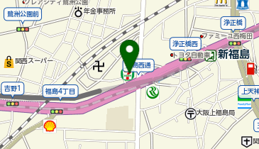 ドコモショップ 福島店(大阪府)の地図画像