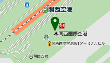 ドコモ ワールドカウンター関空第1の地図画像