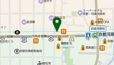 ドコモショップサテライト 四条通り店の地図画像