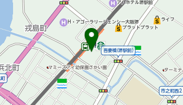 ドコモショップ 堺店の地図画像