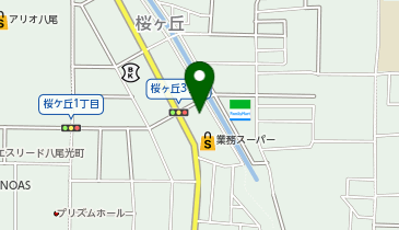 ドコモショップ 八尾桜ケ丘店の地図画像