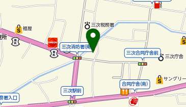 ドコモショップ 三次店の地図画像