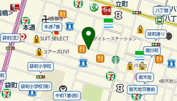 ドコモショップ 広島本通店の地図画像