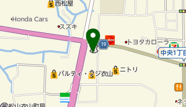 ドコモショップ 松山衣山店」(松山市-docomo-〒791-8015)の地図