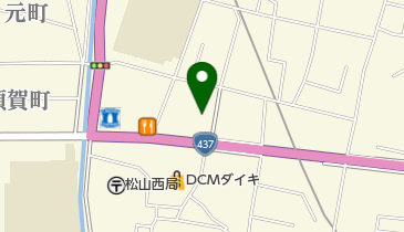 ドコモショップ 松山西店の地図画像