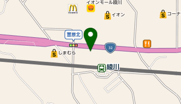 ドコモショップ 綾川店の地図画像