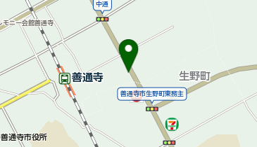 ドコモショップ 善通寺店の地図画像