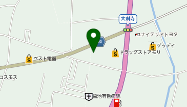 ドコモショップ 菊池店の地図画像