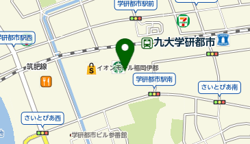 ドコモショップサテライト イオンモール福岡伊都店の地図画像