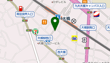 ドコモショップ 大橋店の地図画像