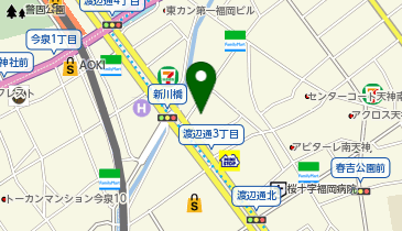 ドコモショップ 天神南店の地図画像