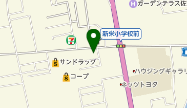 ドコモショップ 佐賀西店の地図画像