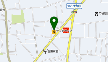 サンドラッグ 西東京泉町店の地図画像