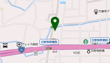 サンドラッグ 日野万願寺店の地図画像