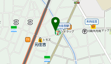 サンドラッグ 元住吉東口駅前店の地図画像