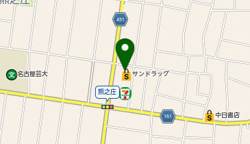 サンドラッグ 熊之庄店の地図画像