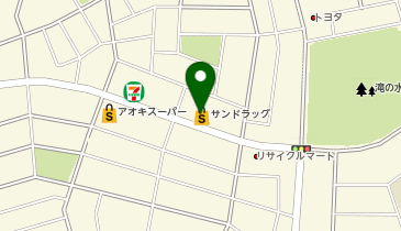 サンドラッグ 滝の水店の地図画像