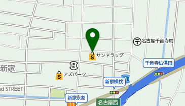 サンドラッグ 千音寺店の地図画像