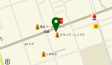 サンドラッグ とやの店の地図画像