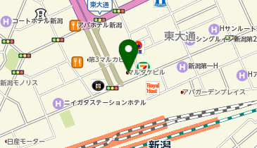 サンドラッグ 新潟駅前店の地図画像