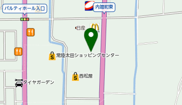 サンドラッグ フォレストモール常陸太田店の地図画像