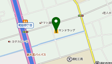 サンドラッグ 浦和西堀店の地図画像