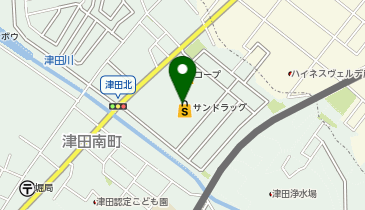 サンドラッグ 貝塚津田北町店の地図画像