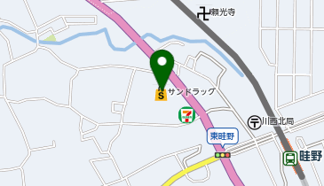 サンドラッグ 川西畦野店の地図画像