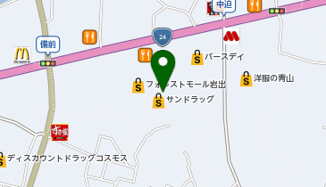 サンドラッグ フォレストモール岩出店の地図画像