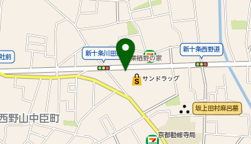 サンドラッグ 山科栗栖野店の地図画像