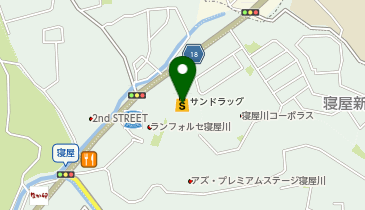 サンドラッグ 東香里薬局の地図画像