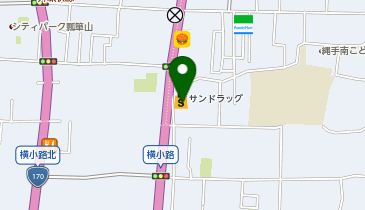 サンドラッグ 六万寺薬局の地図画像