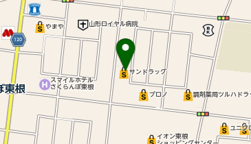 サンドラッグ さくらんぼ東根駅前薬局の地図画像