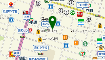 サンドラッグ 広島本通店の地図画像