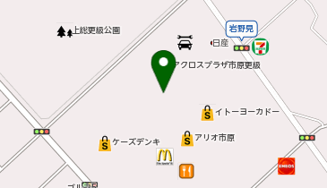 Cremoアクロスプラザ市原更級店の地図画像