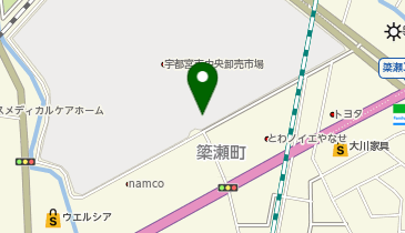 クリエイトSD(エス・ディー) フレスポうつのみや市場店の地図画像