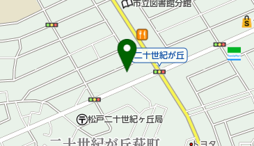 クリエイトSD(エス・ディー) 松戸二十世紀が丘店の地図画像