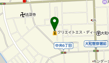 クリエイトSD(エス・ディー) 大和中央店の地図画像