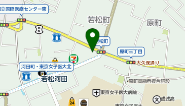 クリエイトS・D新宿若松町店の地図画像