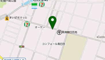 クリエイト薬局日吉本町店の地図画像