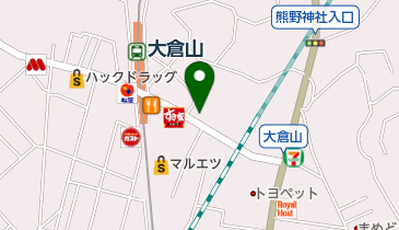クリエイト薬局港北大倉山店の地図画像