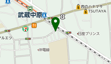 クリエイト薬局川崎中原店の地図画像