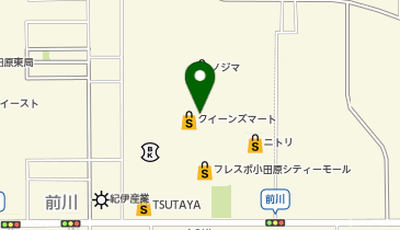 Cremoフレスポ小田原シティーモール店の地図画像