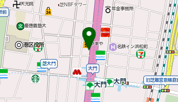 PRONTO 芝大門店の地図画像