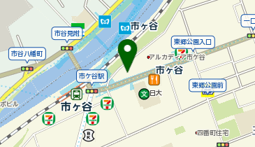 PRONTO 市ケ谷店の地図画像