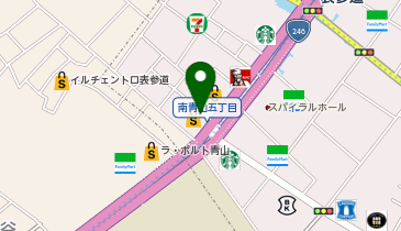 PRONTO 青山店の地図画像
