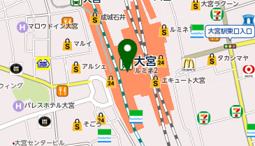 E PRONTO ルミネ大宮店の地図画像