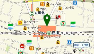 E PRONTO ルミネ立川店の地図画像
