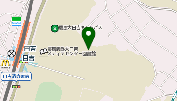 E PRONTO 慶應義塾日吉キャンパスの地図画像