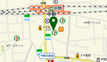 E PRONTO mini こどもでぱーと中野店の地図画像